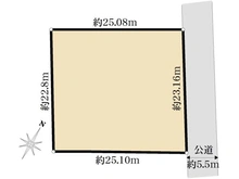 【神奈川県/逗子市逗子】逗子市逗子6丁目　土地 区画図