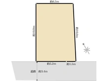 【神奈川県/川崎市高津区明津】川崎市高津区明津　土地 区画図
