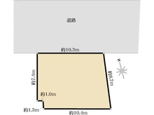 【東京都/大田区矢口】大田区矢口3丁目　土地 区画図
