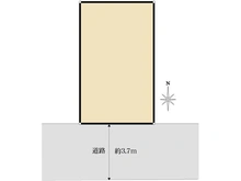 【東京都/大田区大森西】大田区大森西3丁目　古家付土地 区画図