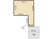 【東京都/大田区東六郷】大田区東六郷3丁目建築条件付土地 区画図