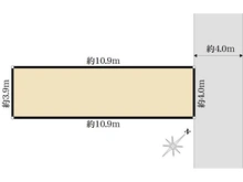 【東京都/大田区中央】大田区中央1丁目売地 区画図