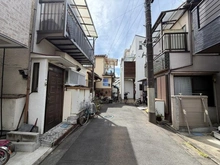 【東京都/江戸川区中央】江戸川区中央二丁目　古家付土地 前面道路：※物件東側から撮影