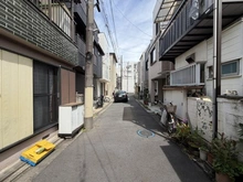 【東京都/江戸川区中央】江戸川区中央二丁目　古家付土地 前面道路：※物件西側から撮影