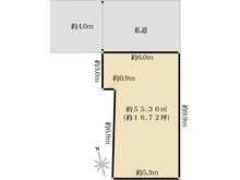 【東京都/葛飾区柴又】柴又二丁目　土地 区画図