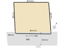 【東京都/墨田区東向島】墨田区東向島2丁目土地 区画図