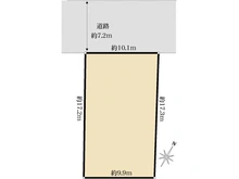 【東京都/葛飾区細田】葛飾区細田5丁目　土地 区画図