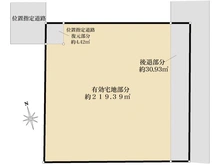 【東京都/府中市新町】府中市新町一丁目　土地 区画図