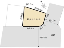 【東京都/中野区鷺宮】中野区鷺宮一丁目　売地　 区画図
