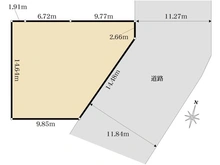 【神奈川県/横浜市港南区芹が谷】港南区芹が谷5丁目　土地 区画図