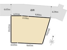 【神奈川県/横浜市港南区東永谷】港南区東永谷1丁目　売地 区画図