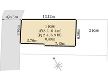【神奈川県/横浜市戸塚区東俣野町】戸塚区東俣野町　土地　1区画/全5区画 区画図