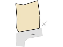 【神奈川県/横浜市戸塚区戸塚町】戸塚区戸塚町　古屋付土地 区画図