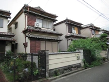 【大阪府/茨木市真砂】茨木市真砂1丁目　売土地 現地（古家あり）