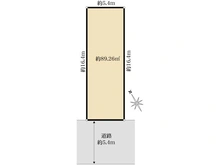 【兵庫県/西宮市甲子園九番町】西宮市甲子園九番町　売土地 区画図