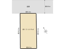 【大阪府/大阪市西淀川区大和田】大阪市西淀川区大和田四丁目　売土地 区画図