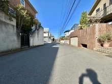 【神奈川県/横浜市青葉区柿の木台】青葉区柿の木台　売地 前面道路