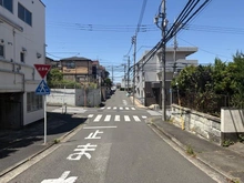 【神奈川県/横浜市青葉区市ケ尾町】青葉区市ケ尾町　古家付土地 前面道路