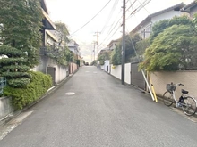 【神奈川県/横浜市青葉区松風台】青葉区松風台　古家付土地 前面道路