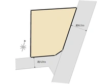 【神奈川県/横浜市青葉区藤が丘】青葉区藤が丘2丁目　売地　A区画 区画図