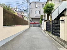 【東京都/杉並区阿佐谷南】阿佐谷南一丁目　建築条件付売地 前面道路