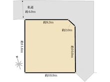 【千葉県/市川市北国分】市川市北国分2丁目　土地 区画図