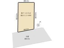 【千葉県/市川市本北方】市川市本北方1丁目　土地 区画図