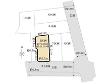 【東京都/江戸川区上篠崎】江戸川区上篠崎2丁目　土地2区画 区画図