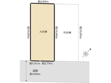 【東京都/港区白金台】港区白金台5丁目　建築条件付き土地　A区画 区画図