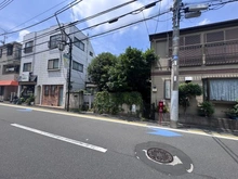 【東京都/杉並区本天沼】杉並区本天沼1丁目　土地 現地：南側外観