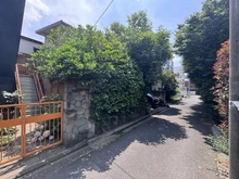 【東京都/杉並区本天沼】杉並区本天沼1丁目　土地 現地：北側外観