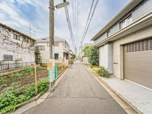 【東京都/世田谷区野沢】世田谷区野沢4丁目　建築条件付き土地 前面道路