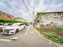 【東京都/世田谷区野沢】世田谷区野沢4丁目　建築条件付き土地 前面道路