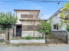 【東京都/立川市栄町】立川市栄町2丁目　土地 現地（古家あり）：南西前面道路側