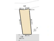 【東京都/板橋区赤塚】板橋区赤塚1丁目　売地 区画図