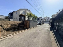 【神奈川県/横浜市栄区亀井町】栄区亀井町　土地 前面道路