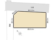 【東京都/国分寺市日吉町】国分寺市日吉町2丁目　土地 区画図