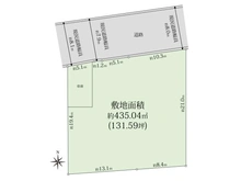 【兵庫県/芦屋市岩園町】芦屋市岩園町 古家付き土地 区画図
