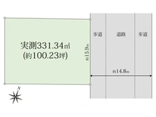 【兵庫県/芦屋市岩園町】芦屋市岩園町　売土地 区画図