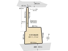 【東京都/足立区伊興】足立区伊興1丁目　土地 区画図