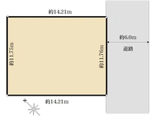 【千葉県/浦安市弁天】浦安市弁天4丁目土地 区画図