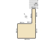 【千葉県/浦安市北栄】浦安市北栄2丁目土地 区画図