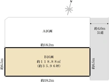 【埼玉県/さいたま市南区別所】さいたま市南区別所3丁目　売地B区画 区画図