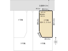 【埼玉県/さいたま市大宮区吉敷町】さいたま市大宮区吉敷町3丁目　2号地 区画図