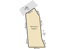 【埼玉県/戸田市美女木】戸田市美女木2丁目　古家付土地 区画図