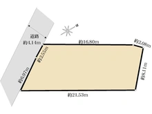 【神奈川県/逗子市桜山】逗子市桜山一丁目古家付土地 区画図