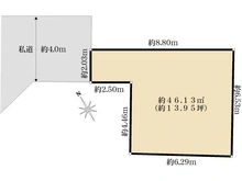 【東京都/江戸川区西葛西】江戸川区西葛西7丁目建築条件付売地 区画図