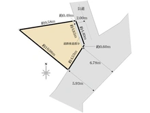 【神奈川県/川崎市幸区北加瀬】幸区北加瀬一丁目売地 区画図