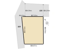 【神奈川県/川崎市多摩区生田】川崎市多摩区生田三丁目　売地 区画図