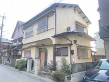 【大阪府/高槻市東和町】高槻市東和町　建物付き売地 現地（古家あり）：現地　東側